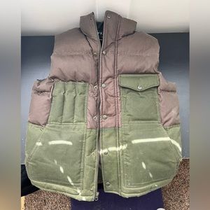 Brand new Filson “Down Cruiser” waxed canvas vest